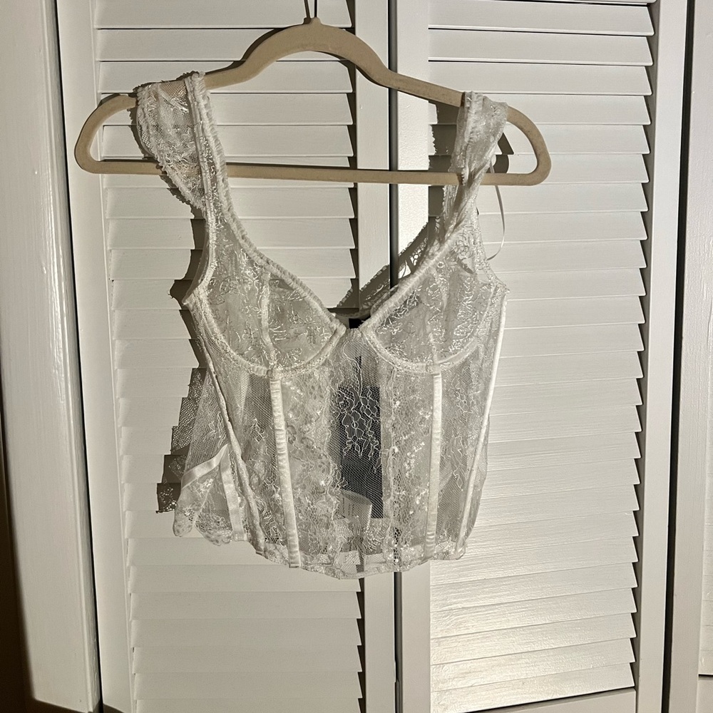 Lioness lace corset top